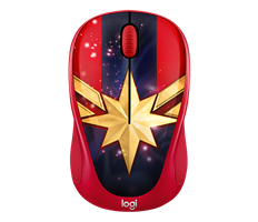 Chuột không dây Logitech M238 CAPTAIN MARVEL