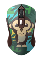 Chuột không dây DAREU LM115G Multi-Color Monkey